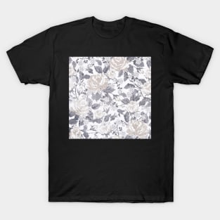 Minimal Colorful Abstract Leaf Pattern T-Shirt